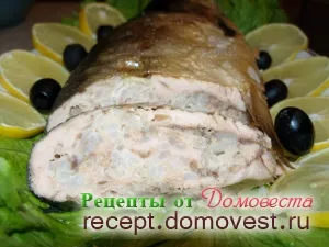 Пълнени сьомга - рецепти от domovesta