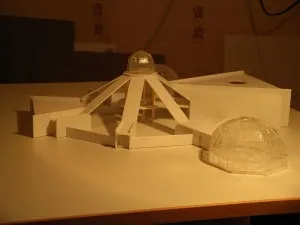 Tehnologia de a crea aspectul arhitectural din plexiglas si polistiren, de exemplu, sere