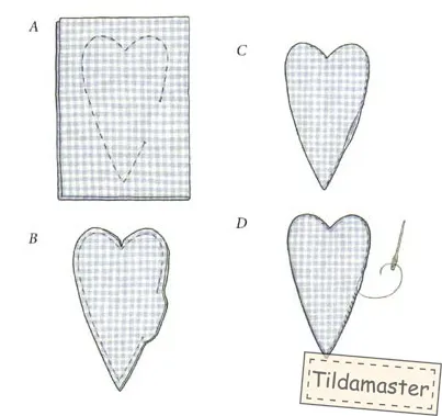 model de inima Tilda