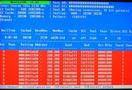 Testarea memoriei cu acces aleator (RAM, RAM)