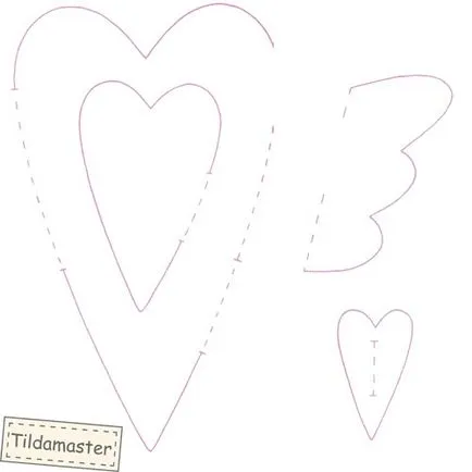 model de inima Tilda