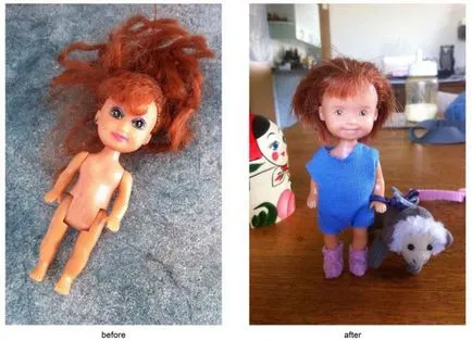 Creative мама премахва агресивен грим Bratz кукли и ги черпи с нови лица