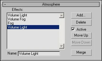 Lecția 3ds efectele atmosferice max - software