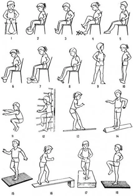 Exercitii pentru picioare plate la copii - terapie Exercitarea și exerciții în vârstă video de diferite