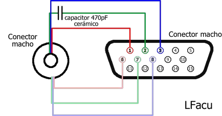 Vga la schema rca - cum să facă un adaptor vga rca mâinile proprii