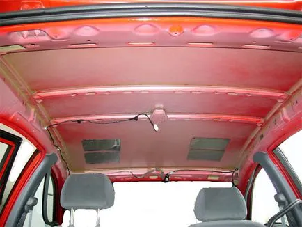 Vibrodempfirovanie és a tető szigetelése ferdehátú Chevrolet Lacetti (Chevrolet Lacetti)