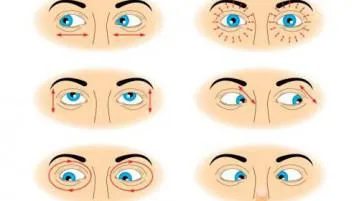 Töltés a szem látás helyreállításához gyakorlatokat, miközben dolgozik a laptop, Zsdanov, a