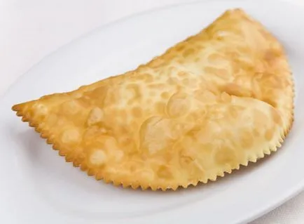 Choux tészta a Chebureki néhány recept fotókkal