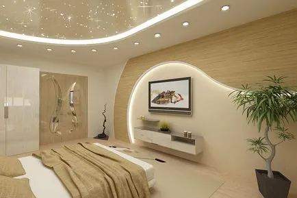 Design dormitor Fotografie într-un bej maro ton de ciocolata cu accente luminoase interior cu albastru
