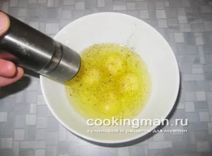 Francia omlett - főzés a férfiak
