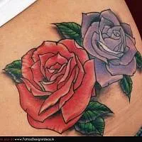 Înțeles tatuaje - un trandafir - fete și bărbați