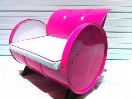 18 exemple de mobilier și decor elemente contemporane din butoaie