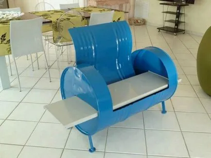 18 exemple de mobilier și decor elemente contemporane din butoaie