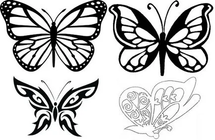 Пеперуди от хартия на стената с ръце майсторски класове, LS