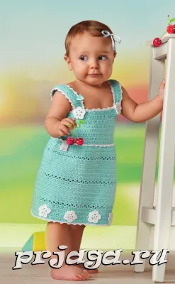 Детска лятна рокля кука