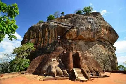 Régi erőd Sigiriya Srí Lanka - történelem, leírás, legenda, fotó