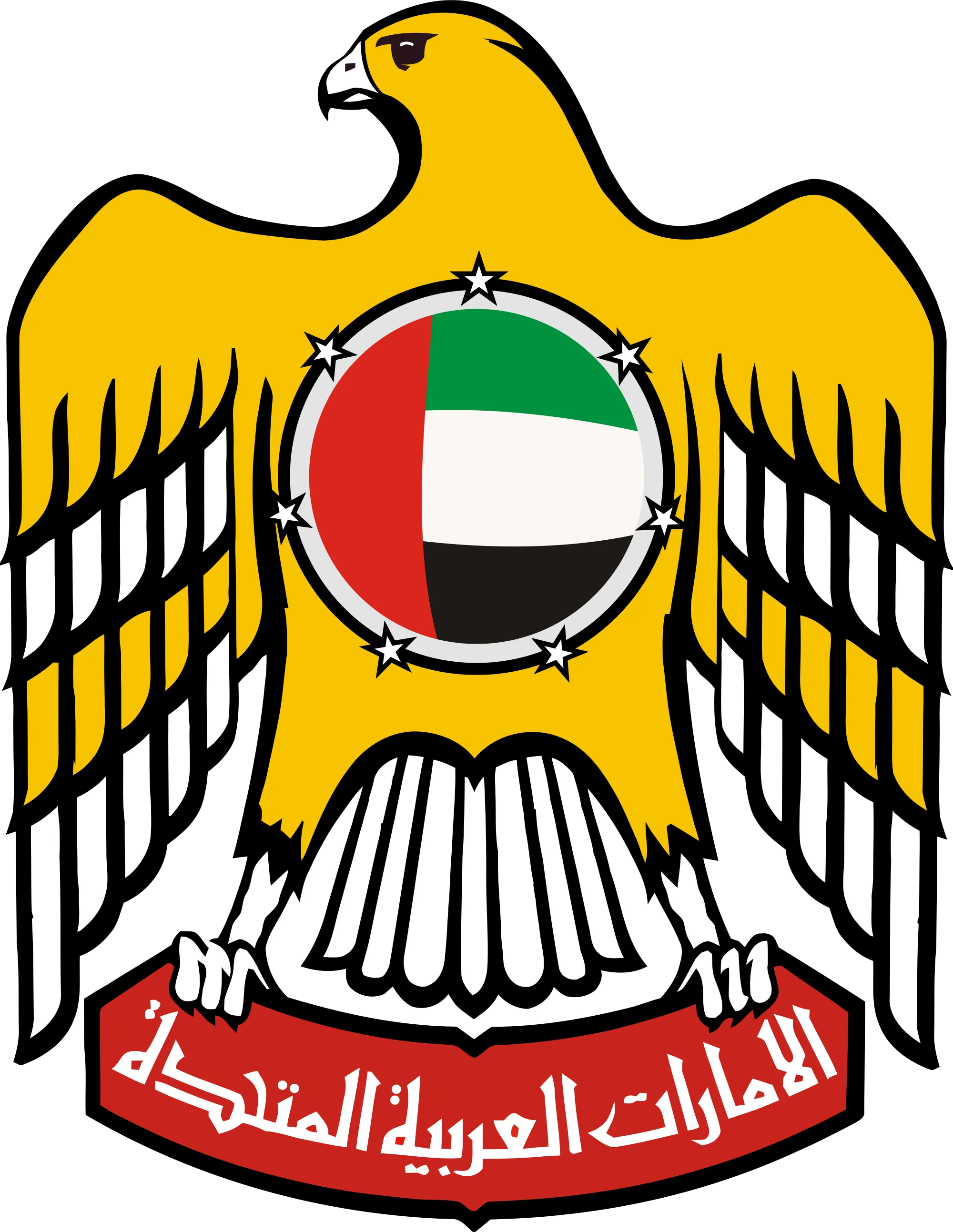 Címer az Egyesült Arab Emírségek fotók, értéke, leírás