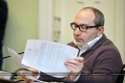 Gennady Kernes tartott személyes vétel, Kharkov hírek