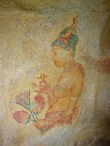 A Mount Sigiriya (sigiriya) vagy oroszlán szikla sziget Srí Lanka