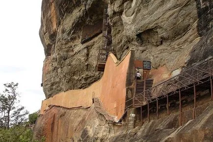 Mount Sigiriya (Sigiriya) sau leu Rock Island Sri Lanka