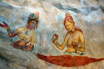 A Mount Sigiriya (sigiriya) vagy oroszlán szikla sziget Srí Lanka