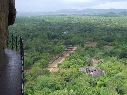 A Mount Sigiriya (sigiriya) vagy oroszlán szikla sziget Srí Lanka