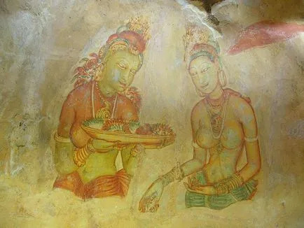 A Mount Sigiriya (sigiriya) vagy oroszlán szikla sziget Srí Lanka