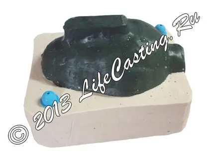 Gyártás szilikon öntőformák és öntvények szoborsorozata Lifecasting