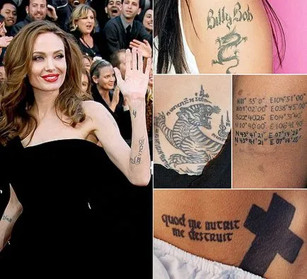 Mit tetoválás csillag Viktoriya Bekhem
