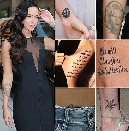 Какво татуировки звезда Виктория Bekhem