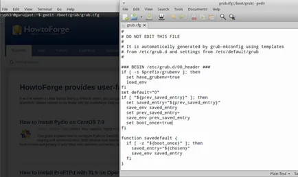 Grub 2 boot menü alapokat, és hogyan kell hozzáadni egy képet a képernyővédő