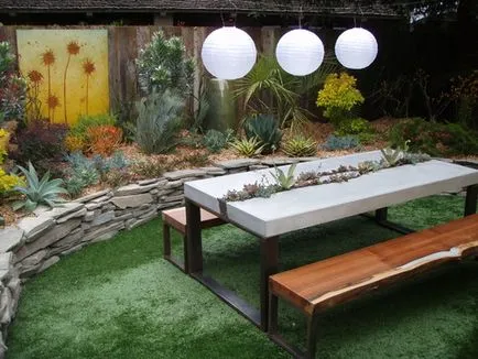 secțiunea Idei de design de mobilier de gradina - consiliere cu privire la modul de a decora cu mobilier de grădină