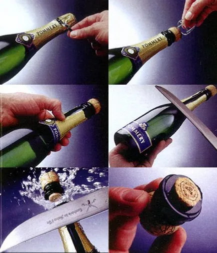 Как да отворите шампанско, четири начина