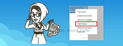 Как да видите историята в телеграма и неговите методи за отстраняване на