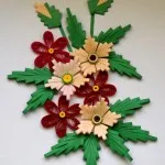 Cum sa faci un magnet pe frigider in tehnica quilling - decor Caleidoscop