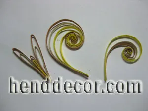 Cum sa faci un magnet pe frigider in tehnica quilling - decor Caleidoscop