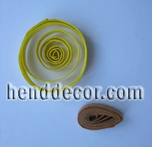 Cum sa faci un magnet pe frigider in tehnica quilling - decor Caleidoscop