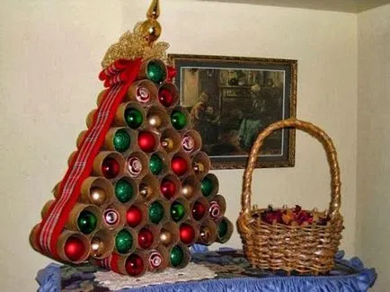 Hogyan, hogy egy szokatlan karácsonyfa formájában egy állat saját kezűleg
