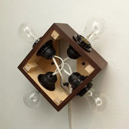 Cum sa faci o lampă originală de la o roată de bicicletă