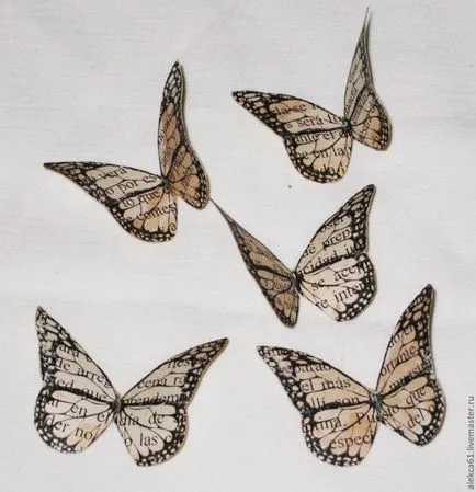 Как пеперуди реколта хартия - Fair Masters - ръчна изработка, ръчно изработени