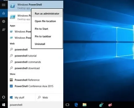 Hogyan lehet eltávolítani a modern alkalmazások Windows 10, Windows rendszergazdák számára