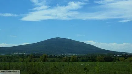 A felvonó a csúcsra Pyatigorsk Mashuk, a világ útjain