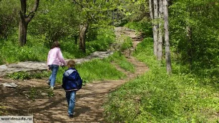 A felvonó a csúcsra Pyatigorsk Mashuk, a világ útjain