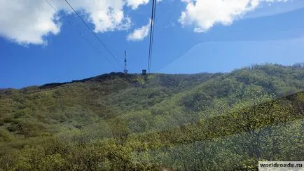 Telecabina la partea de sus a Pyatigorsk Mashuk, drumurile din lume