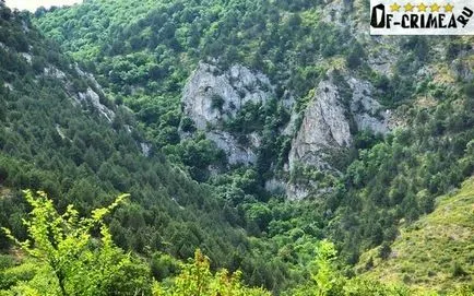 Canyon и река Uzundzha в Крим - преглед със снимки и видео