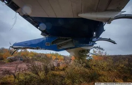 Самолет гробище в покрайнините на града, фото новини