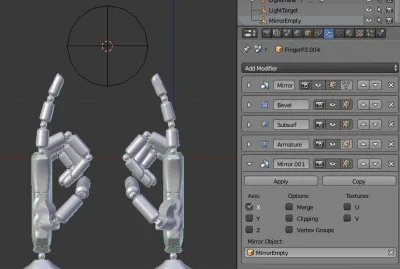 Copierea unui singur modificator la mai multe obiecte - blender - interplanety